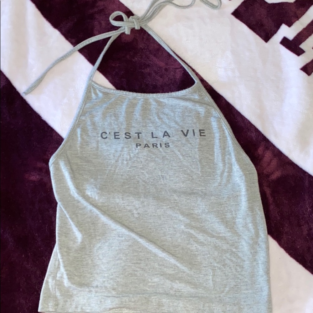 c’est la vie halter top